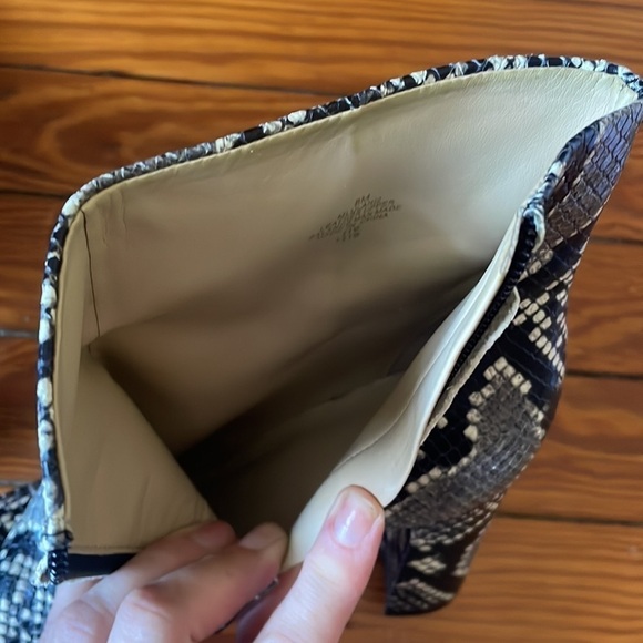 Marc Fisher Snakeskin pattern block heel booties size 8 - Picture 12 of 12